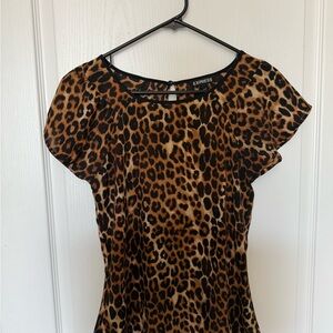 Express Animal Print Blouse